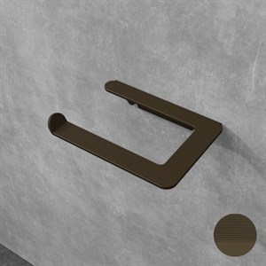 Alufit - Toiletrulleholder 01 - bronze - (venstre)